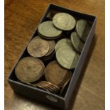 A quantity of old coins. Est. £15 - £20.