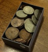 A quantity of old coins. Est. £15 - £20.