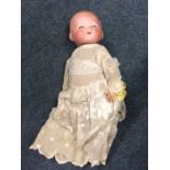 A German Armand Marseille porcelain headed doll in