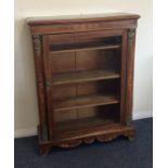 A late Victorian pier cabinet. Est. £40 - £60.