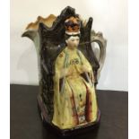 A Burleigh ware jug mounted with the Queen. Est. £