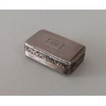 A good quality Georgian silver vinaigrette, the in