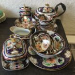 An attractive English tea service decorated in bri