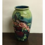 MOORCROFT: A stylish baluster shaped vase decorate