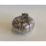 An unusual Continental silver box in the form of a