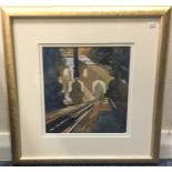 DON BRECKON (British b. 1935): A framed and glazed