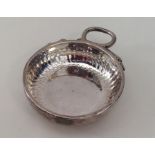 A heavy 18th Century French silver wine taster of
