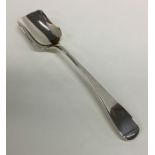 A silver OE pattern cheese scoop. London. By Samue