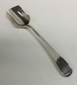 A silver OE pattern cheese scoop. London. By Samue