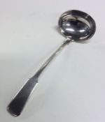 ABERDEEN: A rare Scottish Provincial silver ladle.