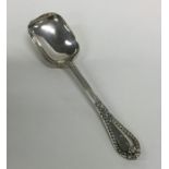 A Victorian silver jam spoon. London. By GA. Appro