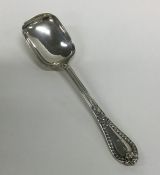 A Victorian silver jam spoon. London. By GA. Appro