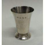 A small silver tapering cup. Birmingham. Approx. 5