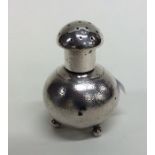 An unusual silver pepper with textured body. Appro