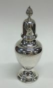 An Edwardian silver sugar caster. Birmingham. By H