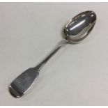 A large fiddle pattern silver tablespoon. London.