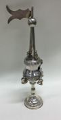 An unusual good quality silver Judaica Havdalah Be