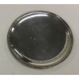 An unusual 18th Century Provincial silver tray. Pu