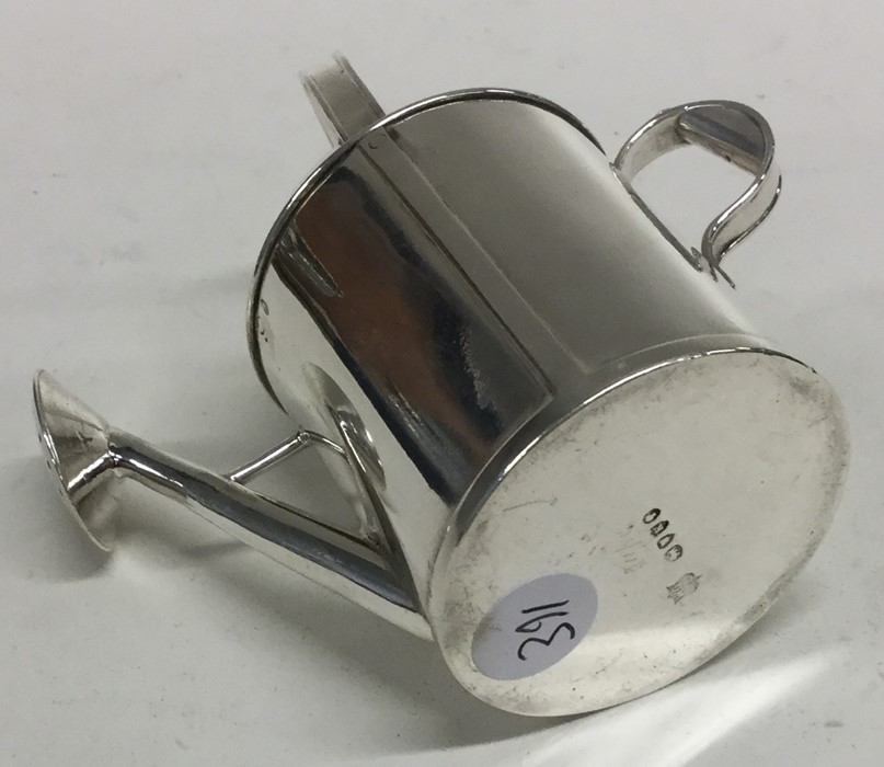 A novelty heavy silver watering can with spring me - Image 3 of 3