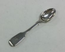 A dinky fiddle pattern silver spoon. London. By GA