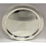 GUILD OF HANDICRAFTS: A large circular silver tray