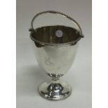 A good quality Victorian silver swing handled bask