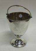 A good quality Victorian silver swing handled bask