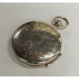 An extremely rare silver gilt vinaigrette, the cir