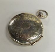 An extremely rare silver gilt vinaigrette, the cir