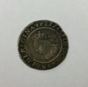 An Elizabeth I silver sixpence dated 1562. Est. £8