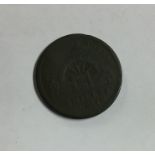 A One Penny token at 'J Hilles, Dublin' dated 1813