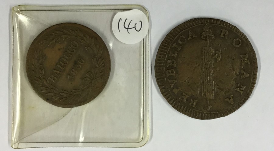 A Romanian token together with another token. Est.