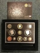 A cased Royal Mint 2008 proof coin collection. Est