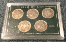 An Isle of Man 1979 five Crown set. Est. £15 - £20