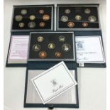 A cased Royal Mint 1988 proof coin collection toge