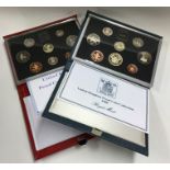 A Royal Mint 1990 proof coin collection together w