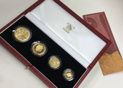 A Royal Mint 2003 gold proof Britannia Four Coin C