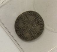 A small Queen Anne Shilling dated 1711. Est. £10 -