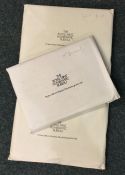 Three cased Royal Mint 1st Decimal coin sets. Est.