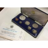 A cased Jamaica proof set of coins. Est. £25 - £35
