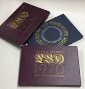 Two cased 'Coinage of Great Britain 1970' coin set