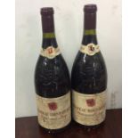 Two x magnum (1500 ml) bottles of Château Mont-Red