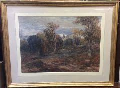 DAVID COX: (British: 1783 - 1859): A large framed