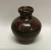 MUCHELNEY: A John Leach miniature glazed stoneware
