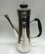 GRAHAM WATLING: A large modernistic silver coffee