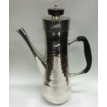 GRAHAM WATLING: A large modernistic silver coffee