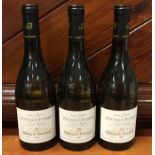 Three x 75 cl bottles of French white wine: Joseph