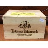 A case of 6 x 750 ml bottles of Domaine du Vieux T