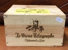 A case of 6 x 750 ml bottles of Domaine du Vieux T