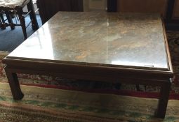 A large Continental marble top occasional table on